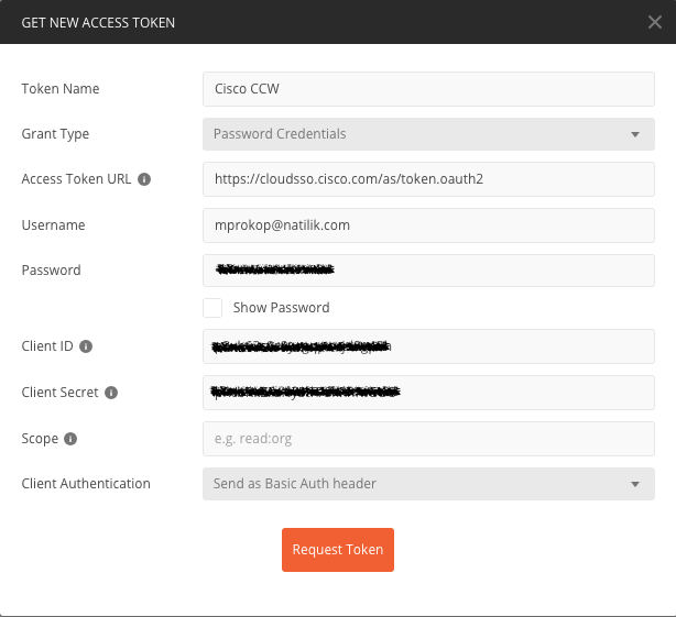 Postman Auth